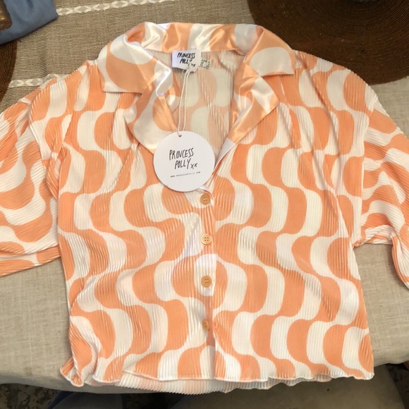 NWT Women's Princess Polly Swiper Two-piece Set in Orange - Picture 5 of 7